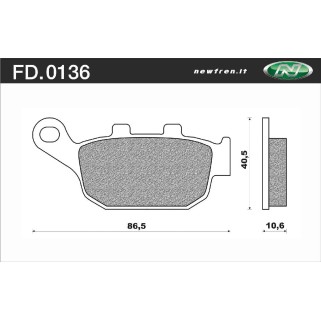 Дискови накладки Newfren FD0136BE