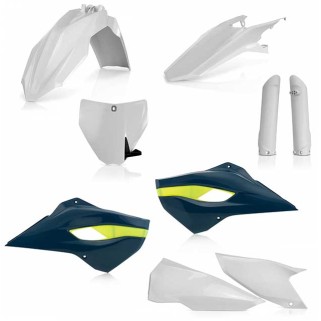 Комплект пластмаси Acerbis за Husqvarna FC/TC 14-15 White