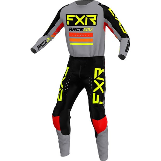 Джърси FXR Clutch Pro MX22 Grey-Black Hi Vis