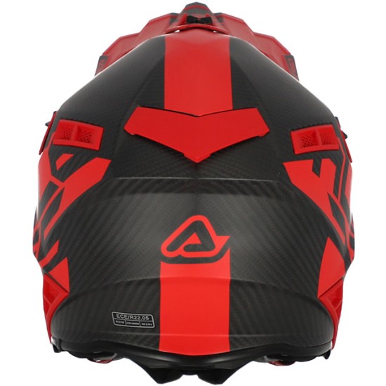 Каска Acerbis Steel Carbon Red Matt