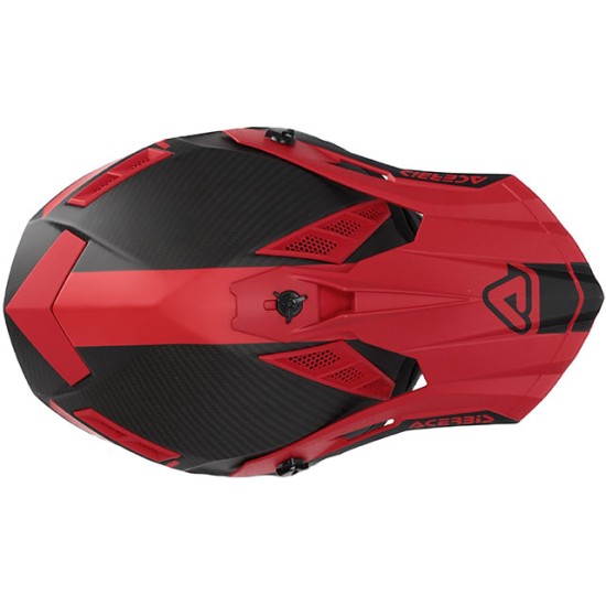Каска Acerbis Steel Carbon Red Matt