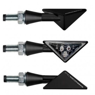 Мото мигачи LED BARRACUDA Z-LED B-LUX BLACK