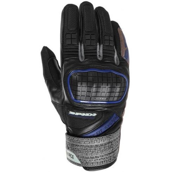 Кожени мото ръкавици SPIDI X-Force Black-Blue