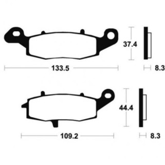 Накладки BREMBO 07KA18SA