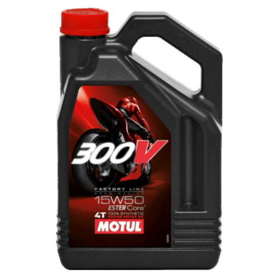 Двигателно масло Motul 300 V Factory Line 15W50 100% синтетично 4T 4L