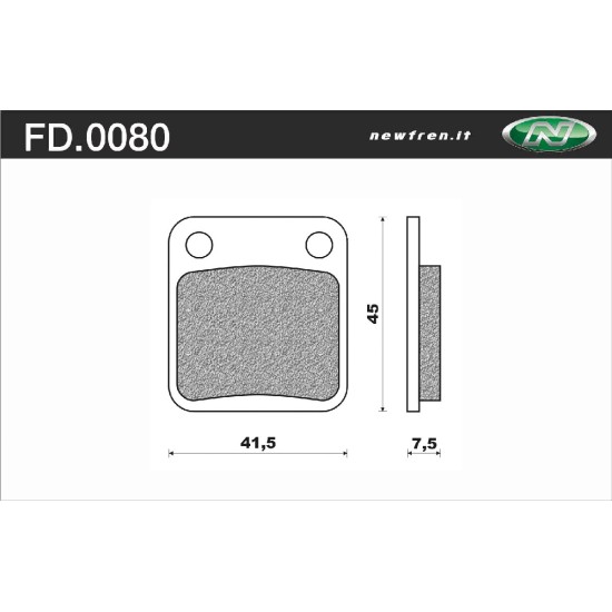 Дискови накладки Newfren FD0080BD