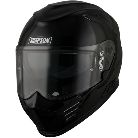 Рейсинг каска Simpson Venom Solid Gloss Black