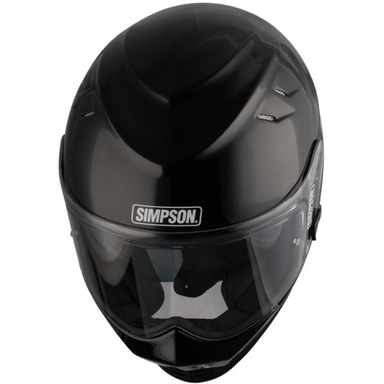Рейсинг каска Simpson Venom Solid Gloss Black