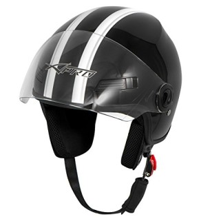 Каска за скутер A-PRO Fever Black