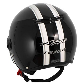 Каска за скутер A-PRO Fever Black