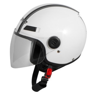 Каска за скутер A-PRO Fever White