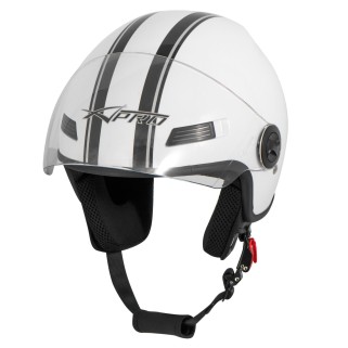 Каска за скутер A-PRO Fever White