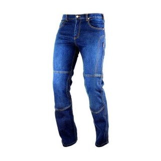 Мото дънки A-Pro Outlaw Kevlar Blue
