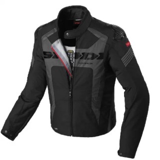 Текстилно мото яке Spidi Warrior H2Out Black