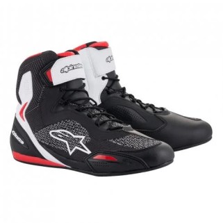 Мото боти Alpinestars Faster-3 Rideknit Black White-Red