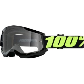 Очила 100% Strata 2 Black прозрачна плака