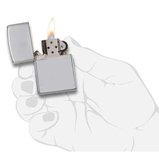 Запалка Zippo 250 High Polish Chrome Запалка Zippo 250 High Polish Chrome