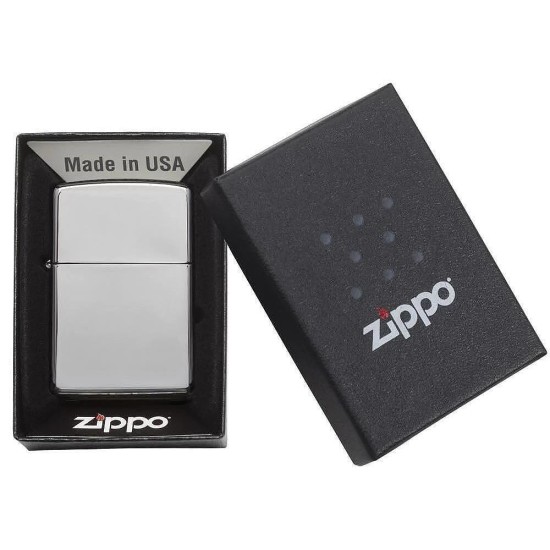 Запалка Zippo 250 High Polish Chrome Запалка Zippo 250 High Polish Chrome