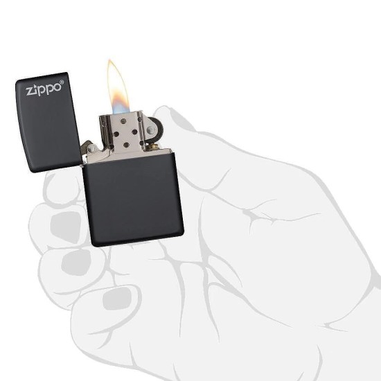 Запалка Zippo 218ZL Black Matte