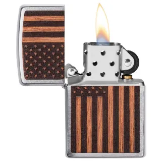 Запалка Zippo - WOODCHUCK USA American Flag Запалка Zippo - WOODCHUCK USA American Flag