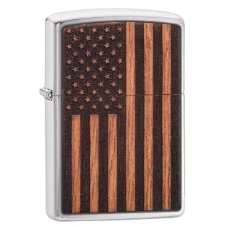 Запалка Zippo - WOODCHUCK USA American Flag