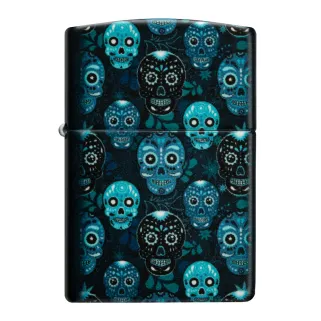 Запалка Zippo - Glow in the Dark Sugar Skulls Design Запалка Zippo - Glow in the Dark Sugar Skulls Design