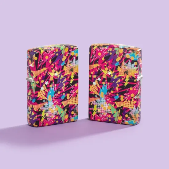 Запалка Zippo - Glow in the Dark Retro Design