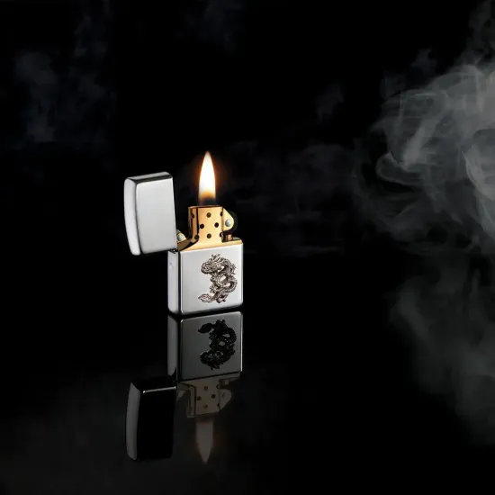 Запалка Zippo - Chinese Dragon Sterling Silver Emblem