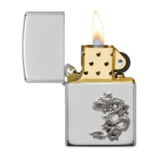 Запалка Zippo - Chinese Dragon Sterling Silver Emblem Запалка Zippo - Chinese Dragon Sterling Silver Emblem