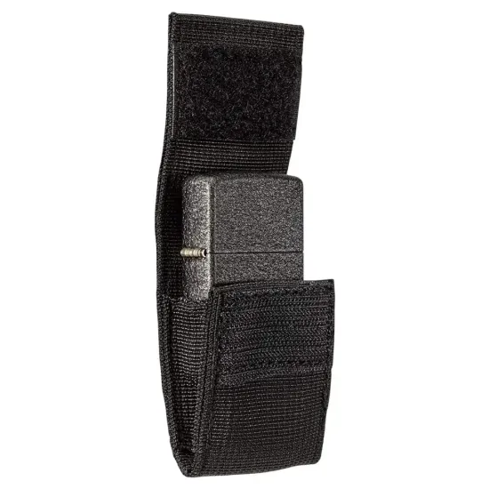 Комплект Zippo Tactical - запалка Black Crackle™ 236 и калъф, черни