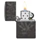 Запалка Zippo - Cannabis Design High Polish Black
