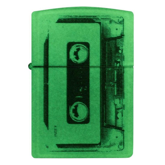 Запалка Zippo - Glowing Cassette Tape Design