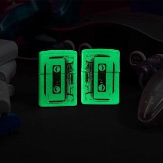 Запалка Zippo - Glowing Cassette Tape Design Запалка Zippo - Glowing Cassette Tape Design