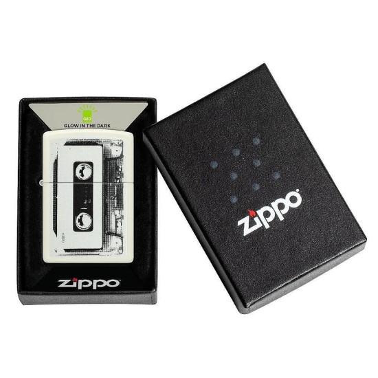 Запалка Zippo - Glowing Cassette Tape Design