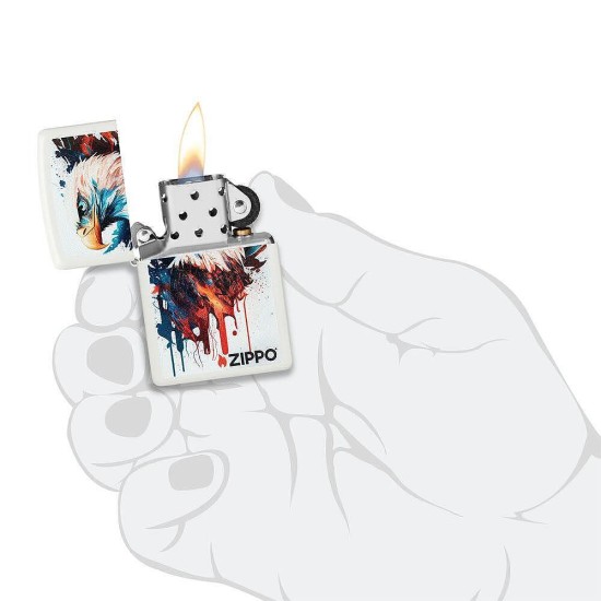 Запалка Zippo - Painted Eagle Design