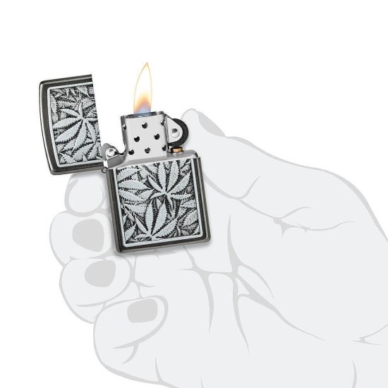 Запалка Zippo - Cannabis Emblem Design
