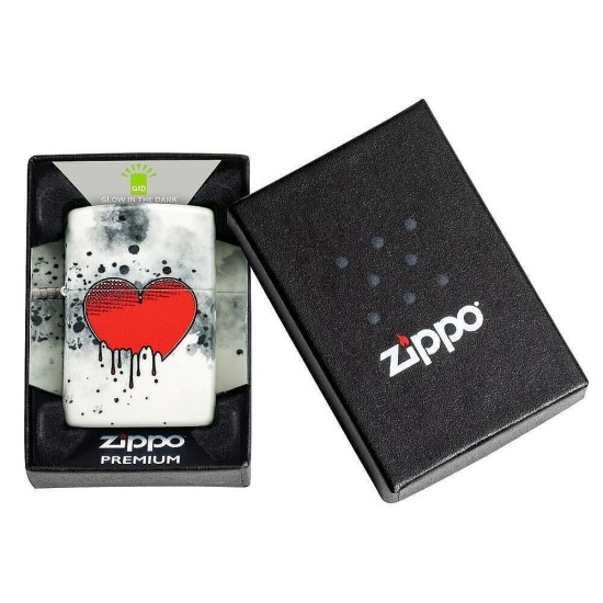 Запалка Zippo - Glowing Love Drip Design