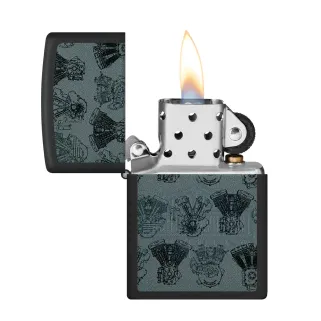 Запалка Zippo - Harley-Davidson® Design Black Light Logo Запалка Zippo - Harley-Davidson® Design Black Light Logo