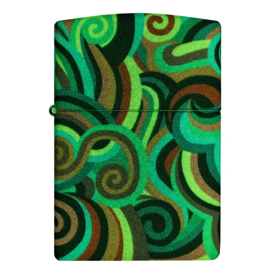 Запалка Zippo - Rick Rietveld Glow In The Dark Swirls