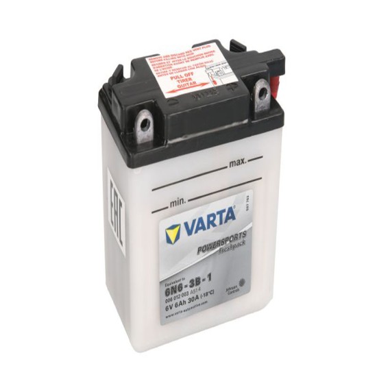 Акумулатор 6N6-3B-1 VARTA FUN