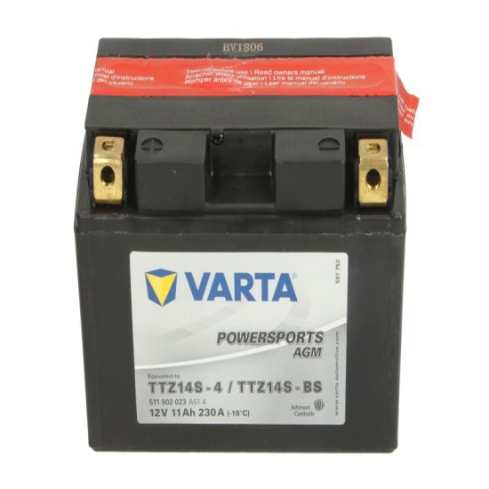 Акумулатор TTZ14S-BS VARTA FUN