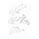 Подкалник OEM Husqvarna FE250-501 17-19, TE250-300 18-19  - Husqvarna