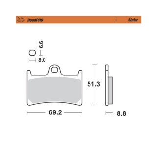 Накладки предни 401403 Yamaha T-Max 08-24 - Moto-Master