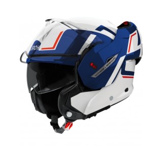 Каска Airoh Mathisse II Genius Blue/Red Gloss