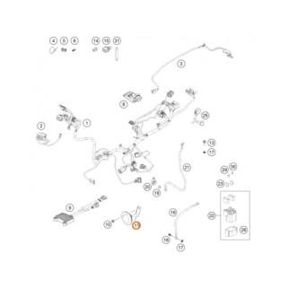 Клаксон OEM KTM EXC/EXC-F 20-26; Husqvarna FE/TE 20-26; Gas Gas EC 21-26 - KTM Клаксон OEM KTM EXC/EXC-F 20-26; Husqvarna FE/TE 20-26; Gas Gas EC 21-26 - KTM