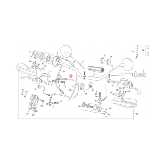 Маркуч предна спирачка OEM Sherco SE/SEF 14-26 - Sherco Маркуч предна спирачка OEM Sherco SE/SEF 14-26 - Sherco