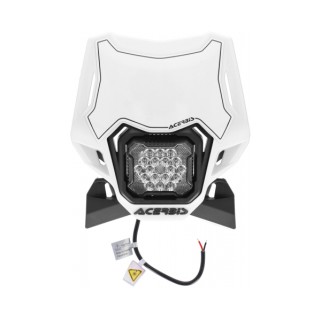 Маска с фар VSL Lumen-X White Универсална - Acerbis