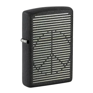 Запалка Zippo - Black Crackle™ Peace Blind Design