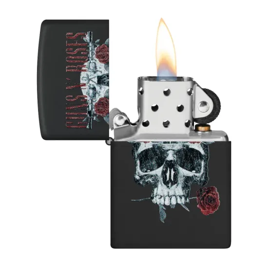 Запалка Zippo - Guns N' Roses, Flower Skull Design