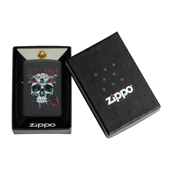 Запалка Zippo - Guns N' Roses, Flower Skull Design